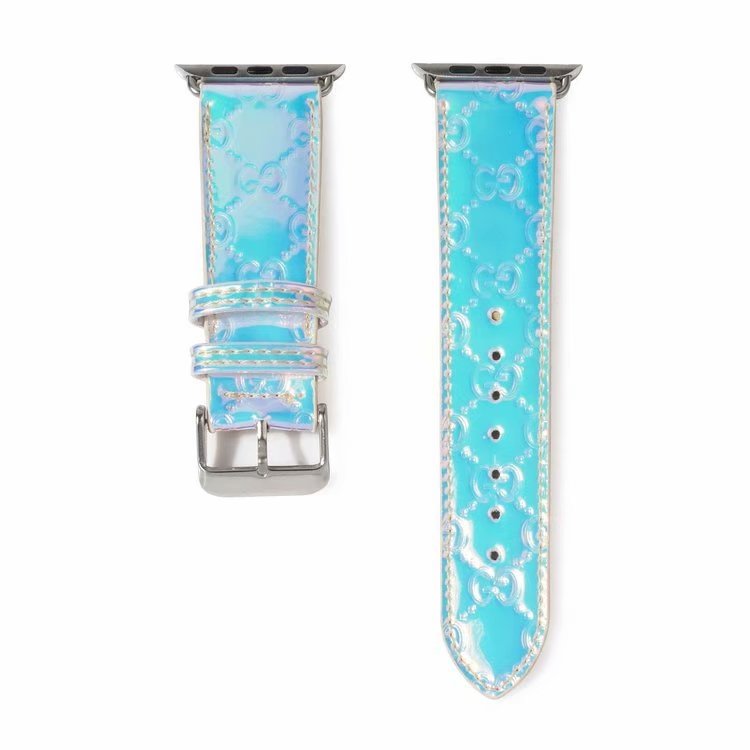Colorful Patent Leather Apple Watch Band--[GUCCLV]