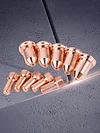 5 Sets Plasma Cutter Parts Caliber 1.0/1.3mm for PT80 PTM80 Plasma Cutting Torch