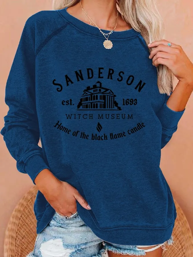 Fashion Print Long Sleeve Sweatshirt