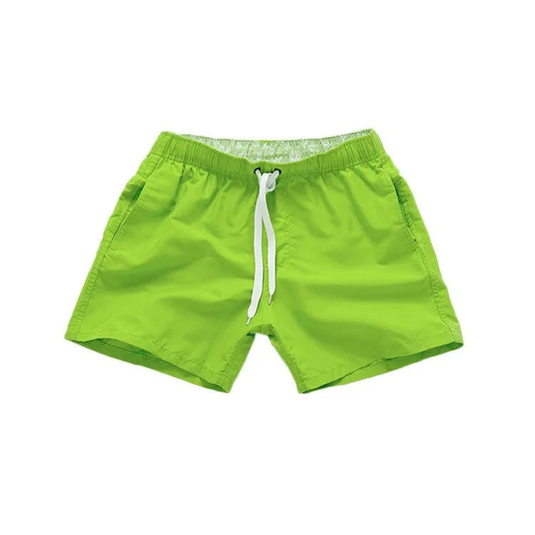 Beach Pants Men's Swimming Shorts Solid Color Three-point Loose Fitness Sports Casual Short Classic Men Clothing Male Swim Wear