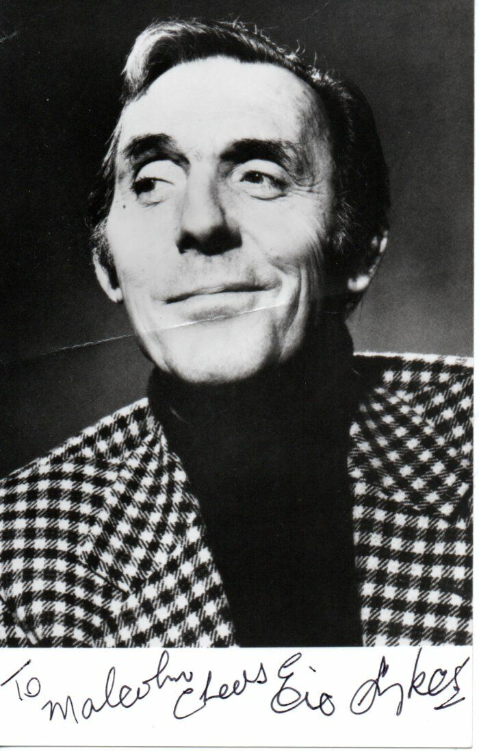 ERIC SYKES HAND SIGNED Photo Poster painting 6X4 & LETTER BRITISH TV COMEDY WRITER & ACTOR