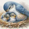 Blue Tit-11CT Stamped Cross Stitch 40*40cm/15.75*15.75in tapestrymarket
