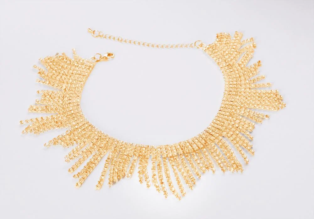Luxury Crystal Rhinestone Chokers Necklaces for Women