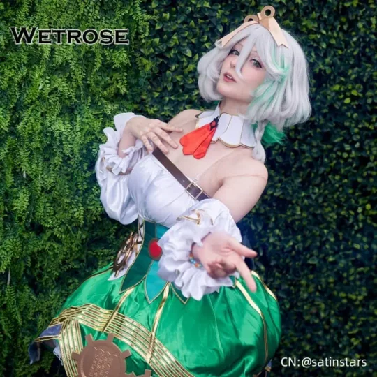 [Wetrose] In Stock Cecilia Immergreen Hololive EN Justice Cosplay Costume Full Set