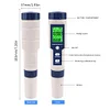 5 in 1 TDS EC PH Salinity Temperature Meter Digital Water Quality Monitor Tester