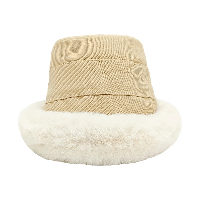 Women's Vintage Style Ethnic Style Solid Color Flat Eaves Bucket Hat3