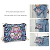 DIY Skull shaped diamond painting one-shoulder chain lady bag