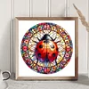 Stained Glass Ladybug - Full Round Drill Diamond Painting