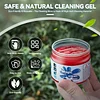 Auto Dynasty 2024 Universal Home/Office Keyboard/Interior Car Air Vent Auto Detailing Slime Cleaner Dust Cleaning Gel Putty Jelly, Red