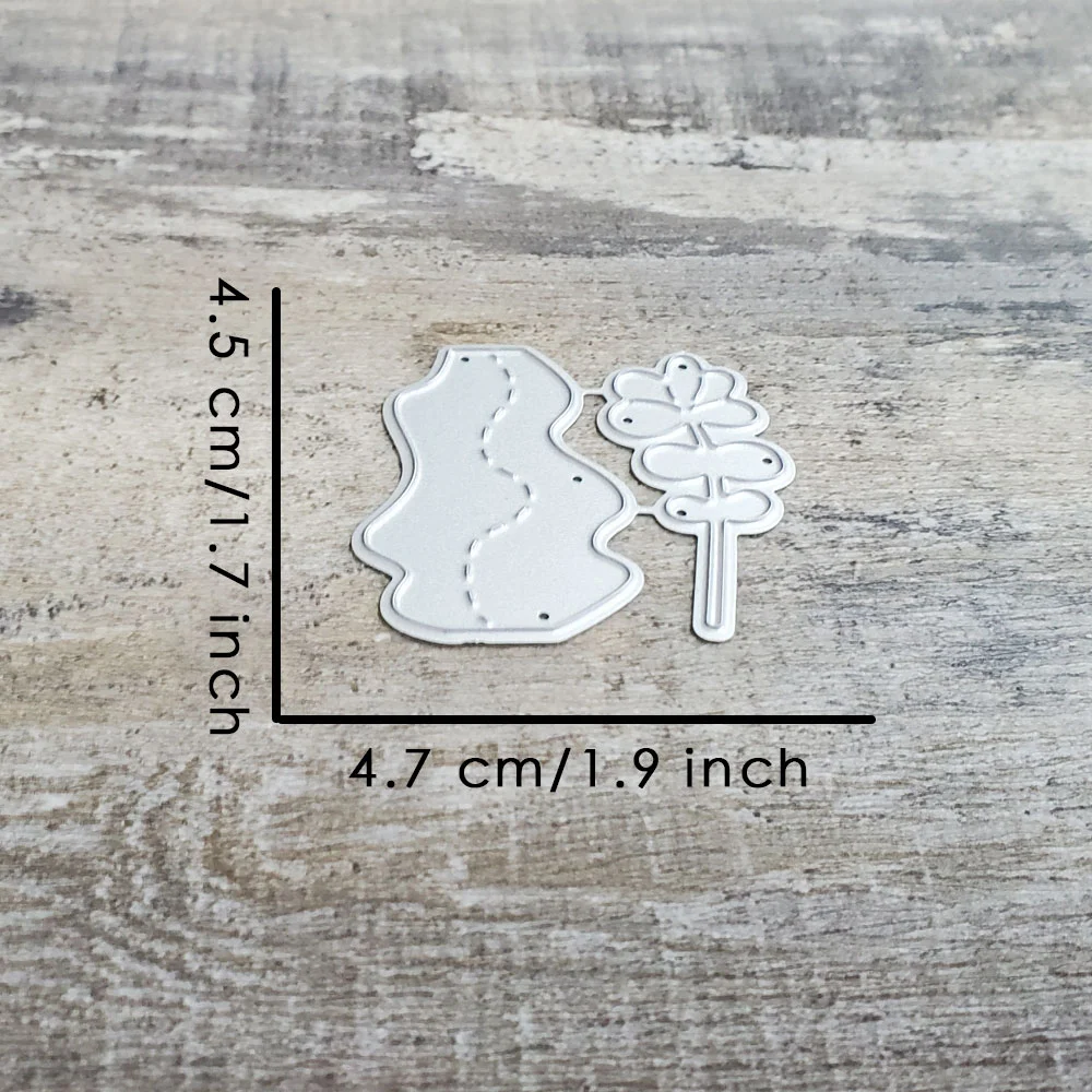 Athvotar Vase Flower Metal Cutting Dies Scrapbooking Mold Knife Stencil Die Cuts Card Making DIY Craft Embossing New Dies For