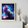 Wolf - 9CT Full Beaded Cross Stitch Kit(41x50cm)