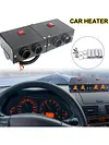 12V/24V Car Vehicle Heater Fast Heating Windscreen Demister Winter Warmer