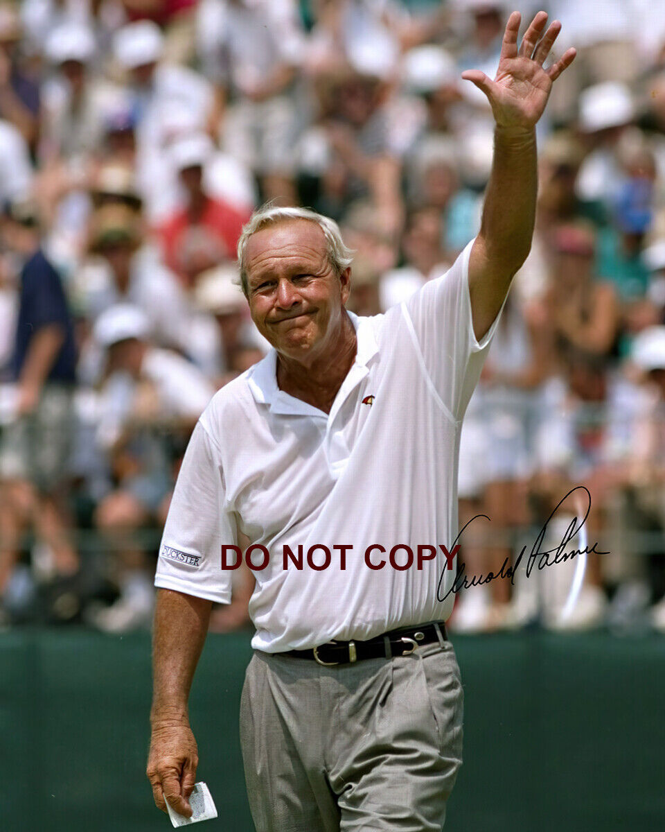 Arnold Palmer - Autographed Signed 8x10 Photo Poster painting (PGA) Reprint