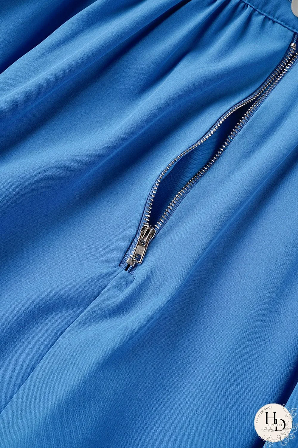 White Casual Solid Patchwork O Neck Short Sleeve Two Pieces