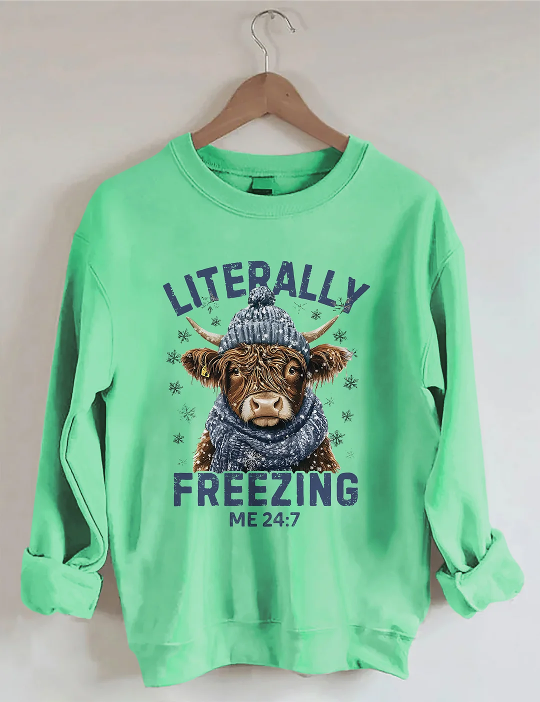 Literally Freezing Me 24:7 Sweatshirt