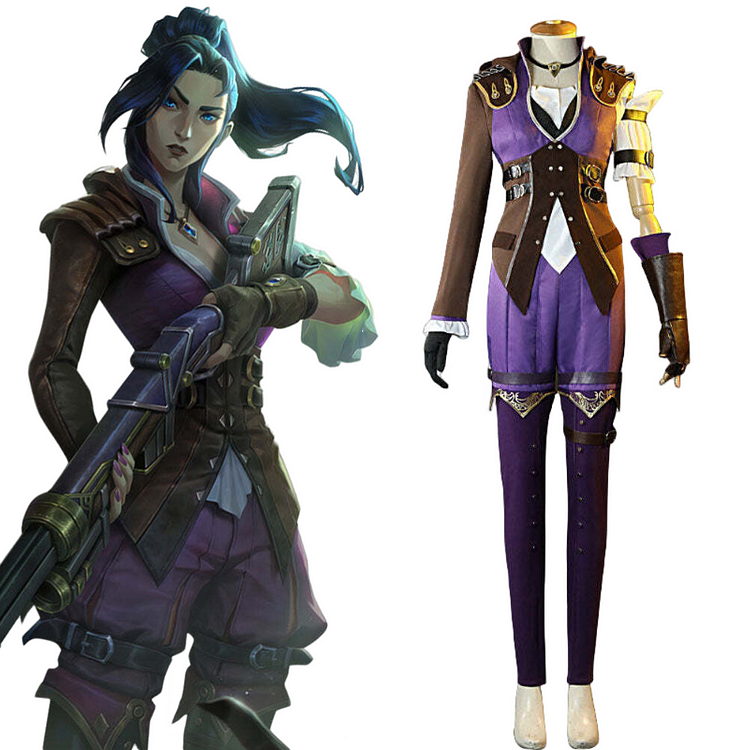 League of Legends LOL Arcane Caitlyn Cosplay Costume
