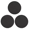 3pcs Round Kitchen Clean Sponges for Stainless Steel Soft Absorbent Non-Scratch Compressed Dish Scrubber for Household Cleaning Pot