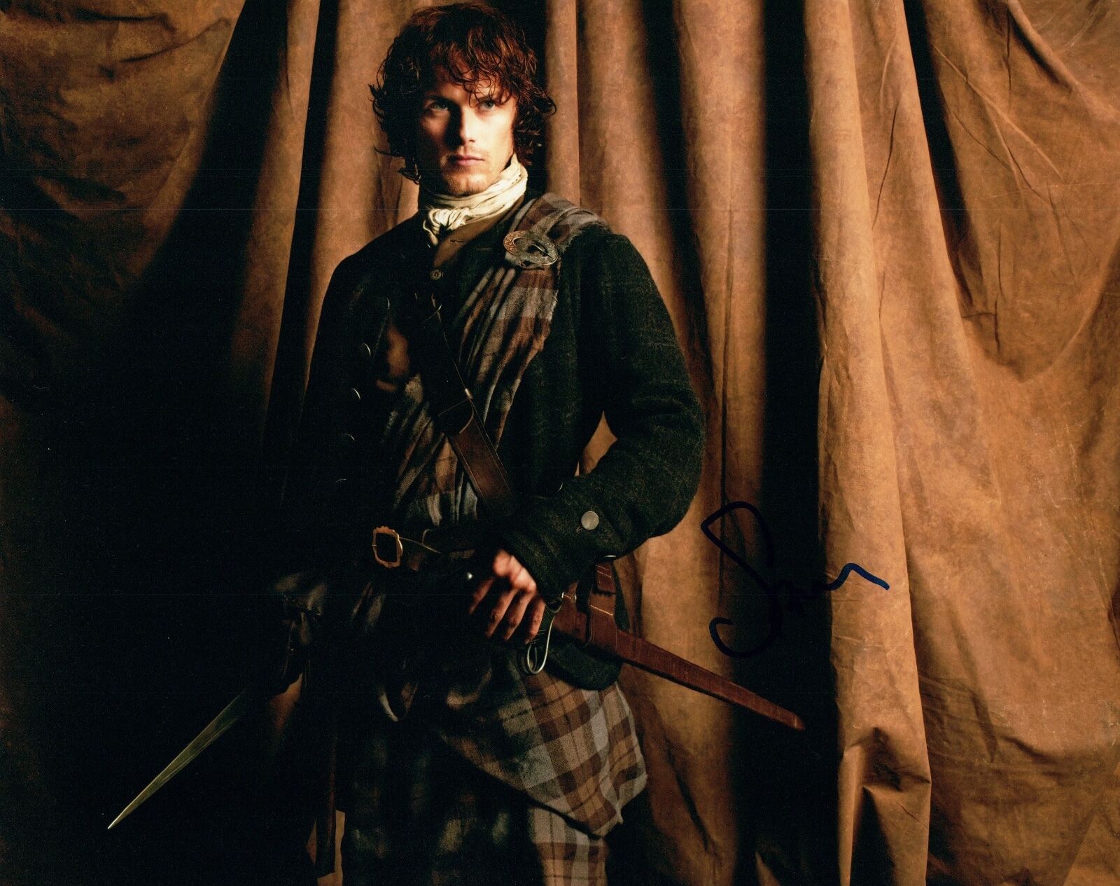 Sam Heughan Signed Autographed 8x10 Photo Poster painting Outlander COA VD