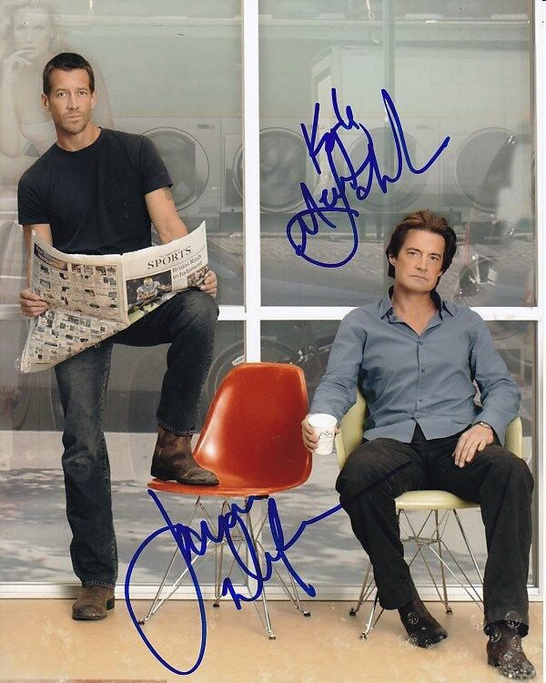 KYLE MACLACHLAN and JAMES DENTON signed DESPERATE HOUSEWIVES 8x10 Photo Poster painting