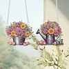 2 PCS Flower Watering Can - 5D DIY Pendant