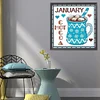 12 months -11CT Stamped Cross Stitch Kit(35*35cm)