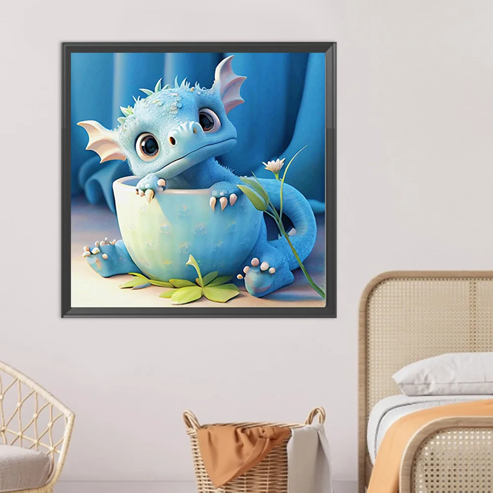 DIY Paint By Number 40*40cm - Teacup Dragon