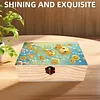 uk.everydayedeals DIY Diamond Painting Wooden Storage Box With Locking Clasp -&nbsp;Flower