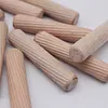 300pcs 6mm 10mm 10mm Wooden Dowel Cabinet Drawer Round Fluted Dowel Pins
