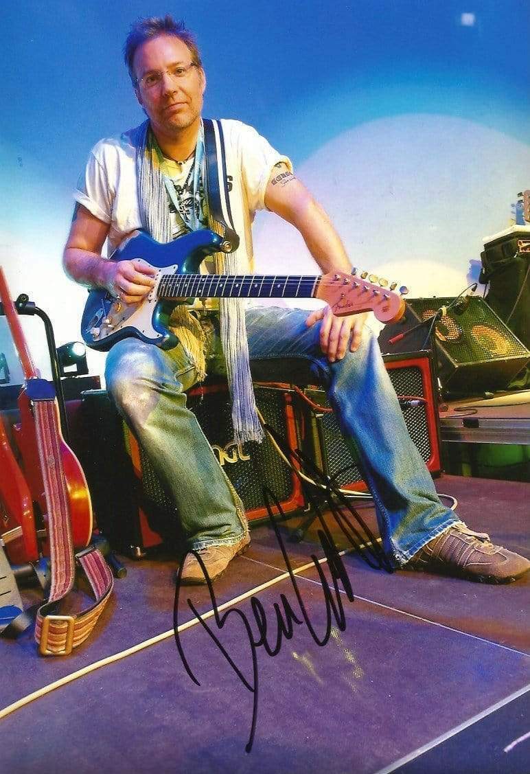 Ben Granfelt GUITARIST autograph, In-Person signed Photo Poster painting