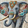Diamond Painting -DIY Round Drill Mosaic Elephant(40x40cm)
