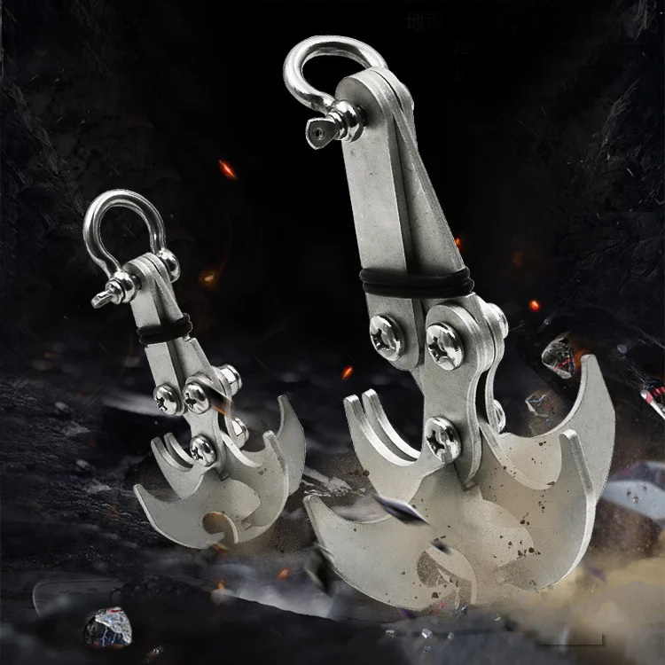 Multifunctional Mountaineering Hook 304 Stainless Steel Gavity Grab Hook