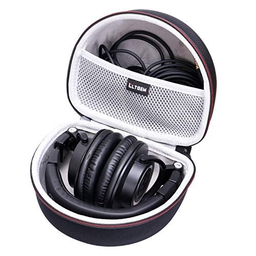 LTGEM Case for Audio-Technica ATH-M50x/M50/M70X/M40x/M30x/M50xMG Professional Studio Monitor Headphones