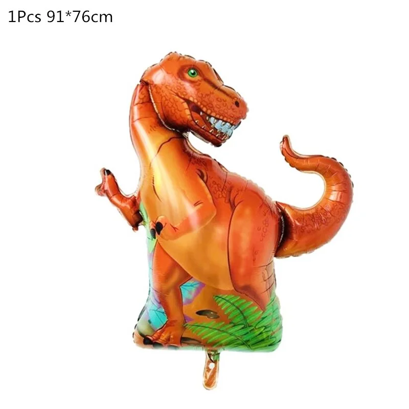 Dinosaur Birthday Party Dinosaur Foil Balloon Confetti Latex Ballons Dino Air Baloon Globos Kids Animal Jungle Party Decoration