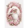 (Stamped/Counted) Pink Santa - 14CT Cross Stitch 45*65cm/17.72*25.59in(Big Size)