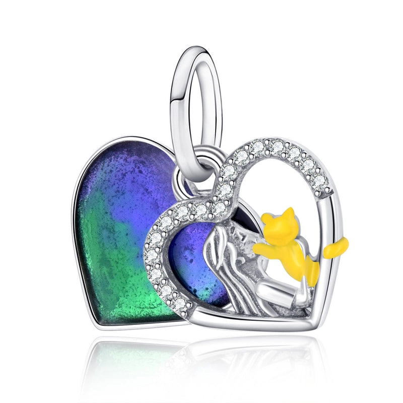 1 Piece 925 Sterling Silver Animal Pendant Jewelry Accessories