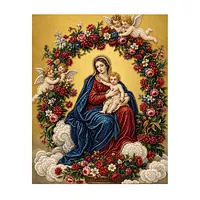 Madonna Rose Garland - Pearls Painting