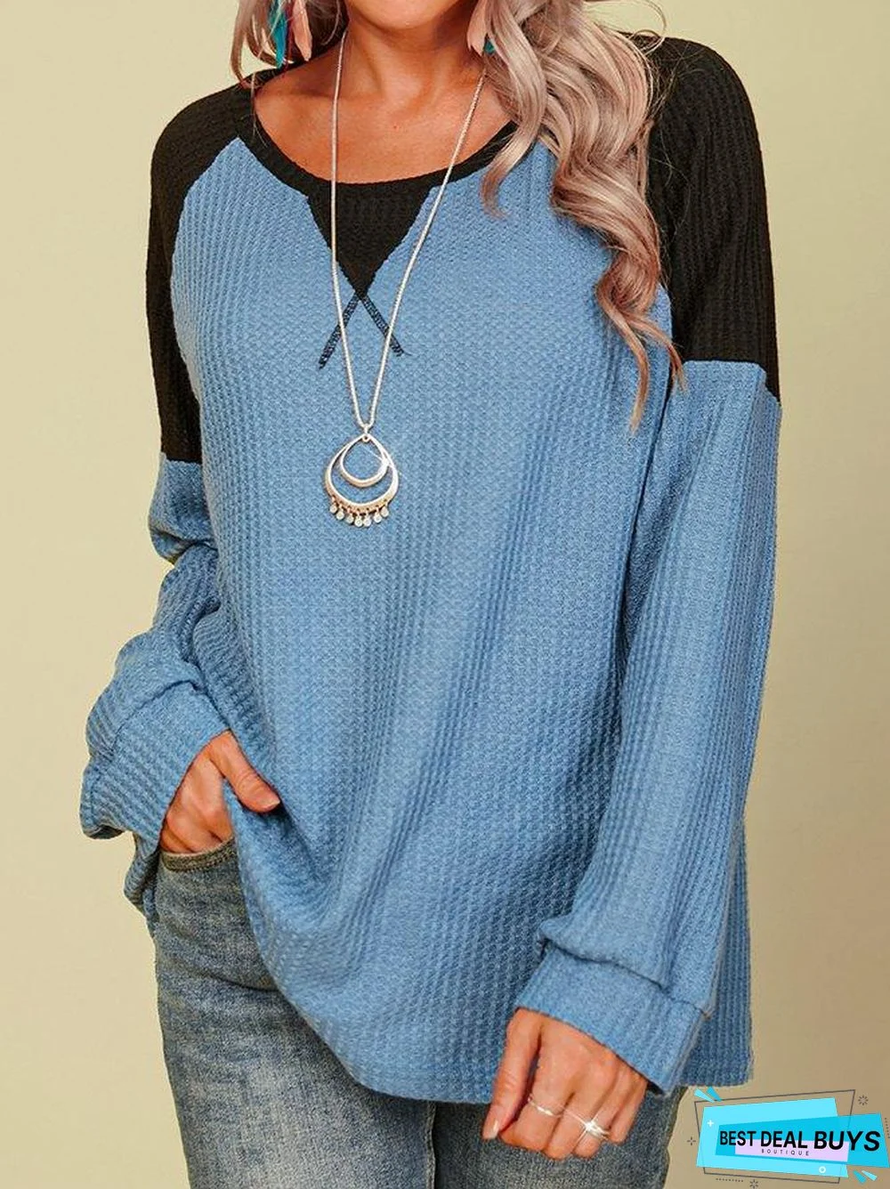 Casual Crew Neck Shirts & Tops