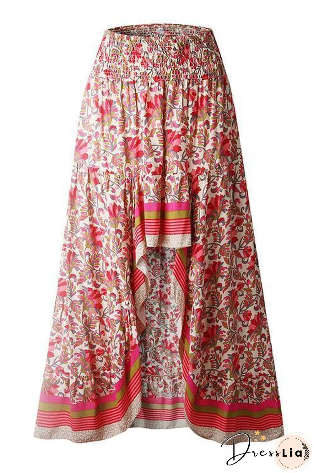Print Irregularity Skirts
