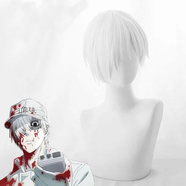 Cells At Work White Blood Cell Neutrophil Cosplay Wig
