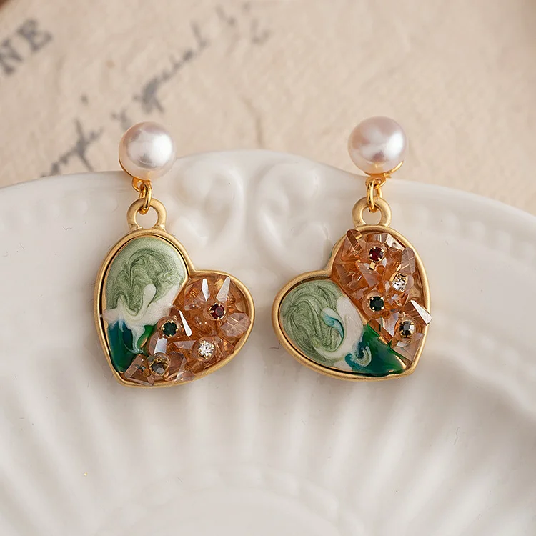 Pearl Love Earrings