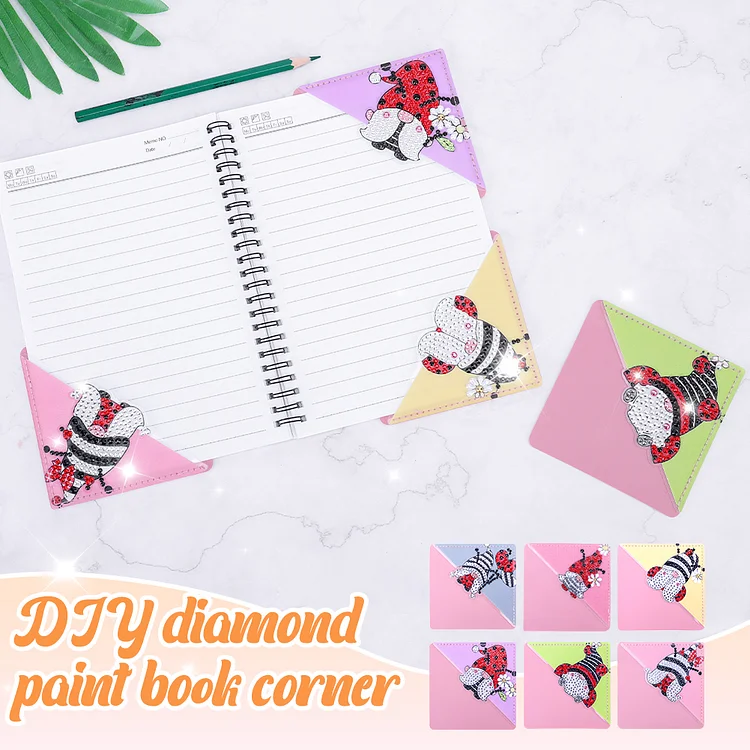 DIY Diamond Art Bookmarks Art Craft 5D Leather Triangle for Beginner Adults  Kids