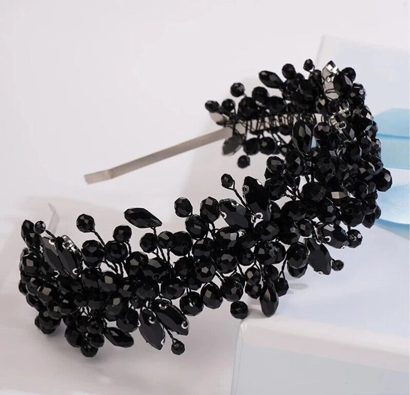 Women’s Elegant Streetwear Geometric Crystal Hair Band