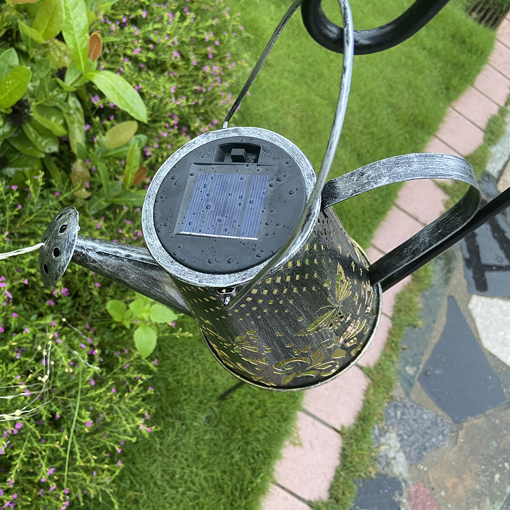 

Solar Watering Can Projector Lights Outdoor Garden Patio Art Kettle Lamp, 501 Original