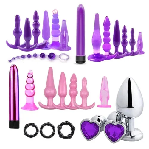 pornhint Pornhint Anal Trainer Beginner Kit Set Butt Plug Dildo Beads Prostate Massager Sex Toys