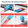 Suitable for Nintendo switch projection line ns portable base HD HDMI adapter cable display steamdeck TV connection cable