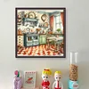 Orange Kitchen Restaurant-11CT Stamped Cross Stitch 50*50cm/19.69*19.69in