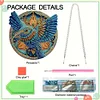 (US Only)Hummingbird 2D Flat DIY Diamond Painting Set Diamond Art Pendant Wall Decoration