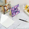 6PCS Diamond Painting Animal Greeting Cards Postcards with Envelopes