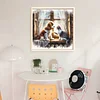 Dog Cat-11CT Stamped Cross Stitch 40*40cm/15.75*15.75in tapestrymarket