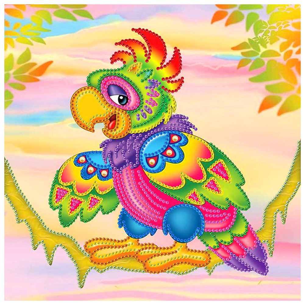 

Bird - Special Shaped Diamond Painting - 30*30CM, 501 Original